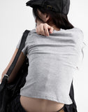 Frill Ribbon Slim Tee