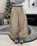 Pelo Adjust Pintuck Cotton Pants