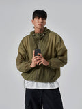 Bold cap windbreaker