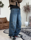 Mark Curved Dart Denim Pants