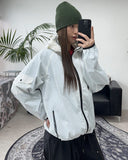Tena Cap Hood High-Neck Wind Jacket