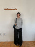 [BAONHAUS] Berun Cotton Straight Banding Pants
