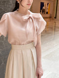 Gael Tencel Tie-neck Tulip Blouse