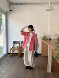 [unisex] Keiri pintuck banding parachute wide linen pants