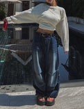 Rat Parachute Denim Pants