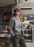 Soft Lettering Over Knit