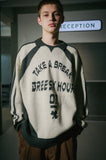 Racing Collar Pullover Knit