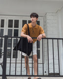 Luan Linen D-Ring Bermuda Shorts