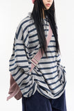 Shade collared stripe long sleeve