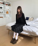 Bear Vintage Check Collar T-Shirt