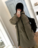 Pine Long Field Padded Hooded Jumper