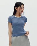 W Stripe Soft T-shirt