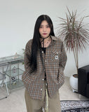 Nade Label Checkered Shirt