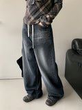 Hipas Washing Balloon Wide Denim Pants