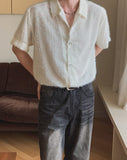 Robin Hairy Collared Short Sleeve Cardigan
