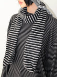 ANGORA STRIPE SLIM MUFFLER
