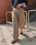 Merries Pintuck Banding Wide Pants