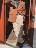 Basel Two-Tuck Corduroy Wide Pants