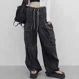 (Unisex) Luzia Washing String Cargo Pants