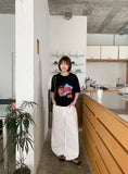 Kak Summer Banding Wide Pants