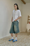 Bermuda Dart Denim Pants