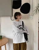 [unisex] Mihato Cat Printing Long Sleeve Tee