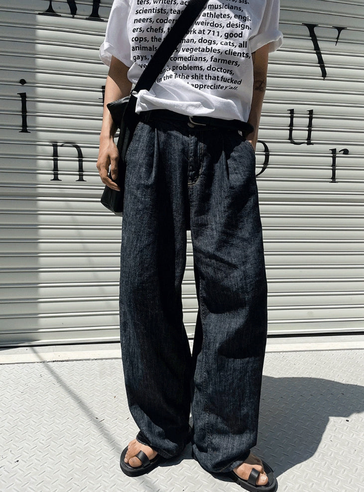 【COSYHARU】Millet Summer Wide Fit Denim COSYHARU (コシハル) - ミレサマーワイドフィットデニム