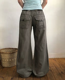 Daron Vintage Washed Low Bootcut Pants