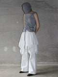 Mephi Shirring Hood Sleeveless