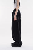 Airy wide balloon cotton pants