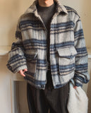 Zeros Wool Check Jacket