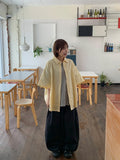 Kituri Summer Raw Denim Balloon Wide Pants