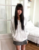 Nova Flower Lace Hooded Zip-up
