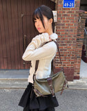 Puan High-Neck Button Knit Cardigan
