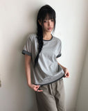 Leron Roll-up Button Short Sleeve T-shirt