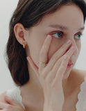[Premium Plating] H Edition AB(C) Plume Ring Set