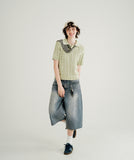 Twist Washed Short Sleeve Knit