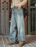 Bonnie Low Rise Wide Denim Pants