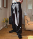 Summit Crease Pintuck Wide Slacks