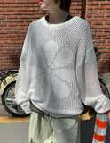 [unisex] Nendip Daisy Punching Over Knit