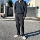 Renyu Hachi Zipper Collar Knit
