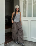 Vive Tape Dyeing Cargo Balloon Pants