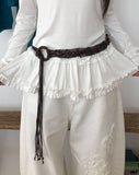 Ruer Frill Long Sleeve Layered T-Shirt