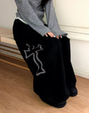 Soen Cross Bead Fur Wide Training Long Pants