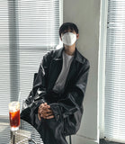 Milut leather two-way jacket