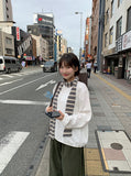 Tomu Stripe Knit Muffler