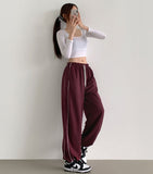 Side Tie Two-Way Wide Jogger Training Pants