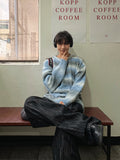 Arc Mohair Stripe Knit