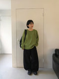 Mittori Pintuck Cotton Wide Pants