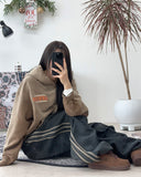 Menver Track Banding Denim Pants
